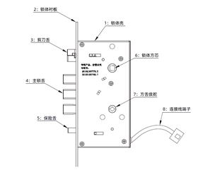 静音电子锁体 静音电子锁体