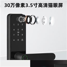 6511-智能锁（猫眼带屏款）